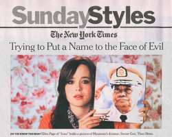 She along with 29 other celebrities started an online ad series for the US Campaign for Burma to put an end to the military dictatorship in Burma.